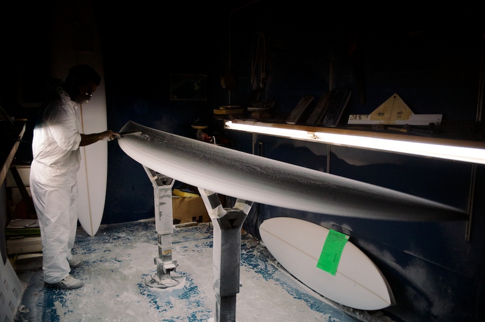 Pukas Surf Surfboards Mikel Agote Shapes the Twig Model by Grant Twiggy Baker