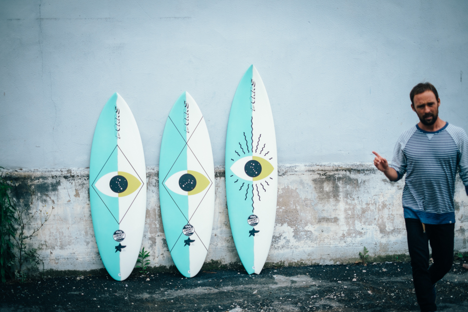 Pukas Surf BASATI quiver shaped by Axel Lorentz, brought to us by Kepa Acero