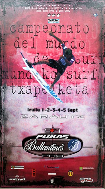 Pukas Surf Pukas Pro Surf Contest Poster 1999 Zarautz Pukas Surf Pukas Pro Surf Contest Poster 1999 Zarautz