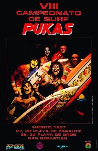 1987 Pukas Pro Surf Contest Zarautz San Sebastian