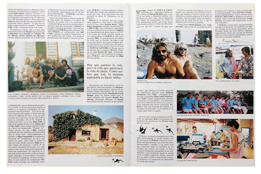 Pukas Surf 1989 Pukas Pro Zarautz Magazine The True Story