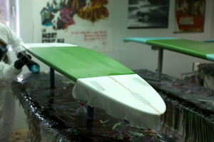 Pukas Surfboards Surf Factory Glassing Glass Lucky Bastards Olatu