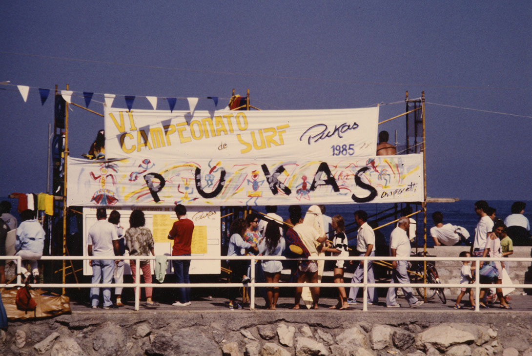 Pukas Surf VI Campeonato de Surf Pukas 1985 Muro de Gros