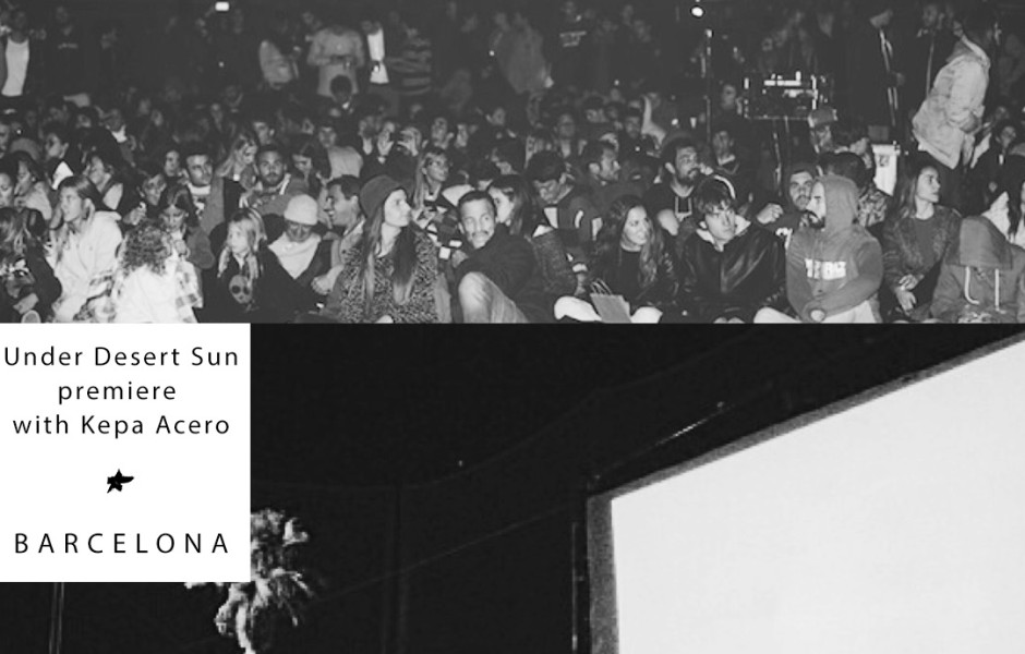 Pukas Surf Eskola Barcelona Premiere Under Desert Sun Kepa Acero and Gudauskas