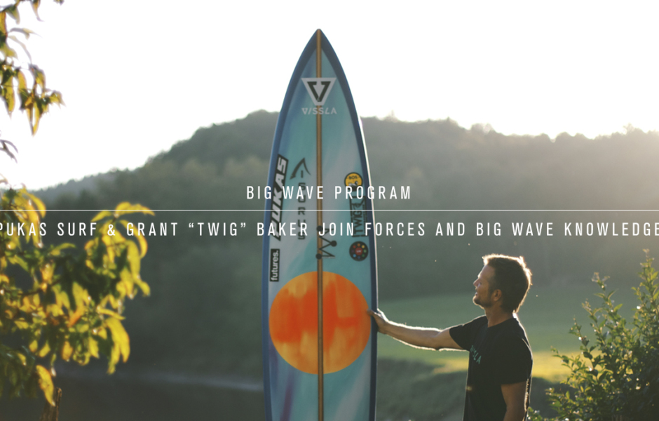 Pukas Surf Grant Twig Baker Big Wave Program Surfboards Header